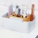 Настольный бамбуковый органайзер Zen’s Large Capacity Bamboo Box White