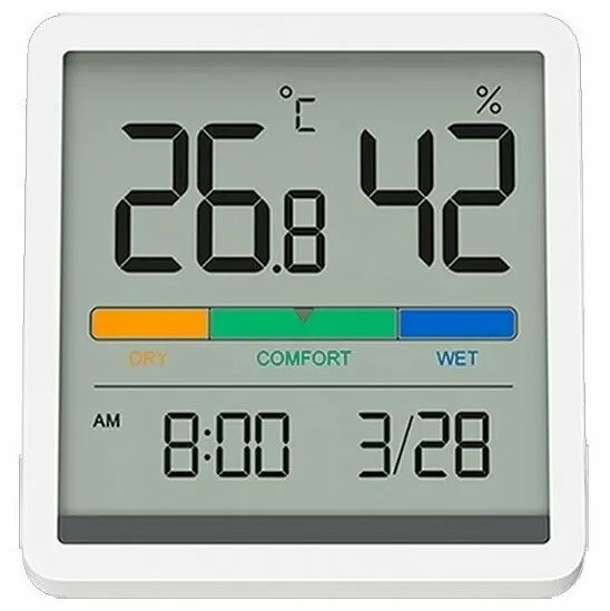 Термометр и гигрометр Xiaomi Miiiw Mute Thermometer And Hygrometer Clock White (NK5253)