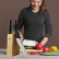 Набор стальных ножей Xiaomi HuoHou 4-Piece Kitchen Knife Set Lite Black (HU0059)