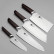 Набор стальных ножей Xiaomi HuoHou Composite Steel Kitchen Knife Set Black (HU0033)