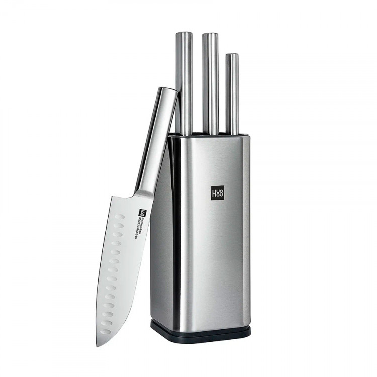 Набор стальных ножей Xiaomi HuoHou Stainless Steel Kitchen Knife Set Silver (HU0095)
