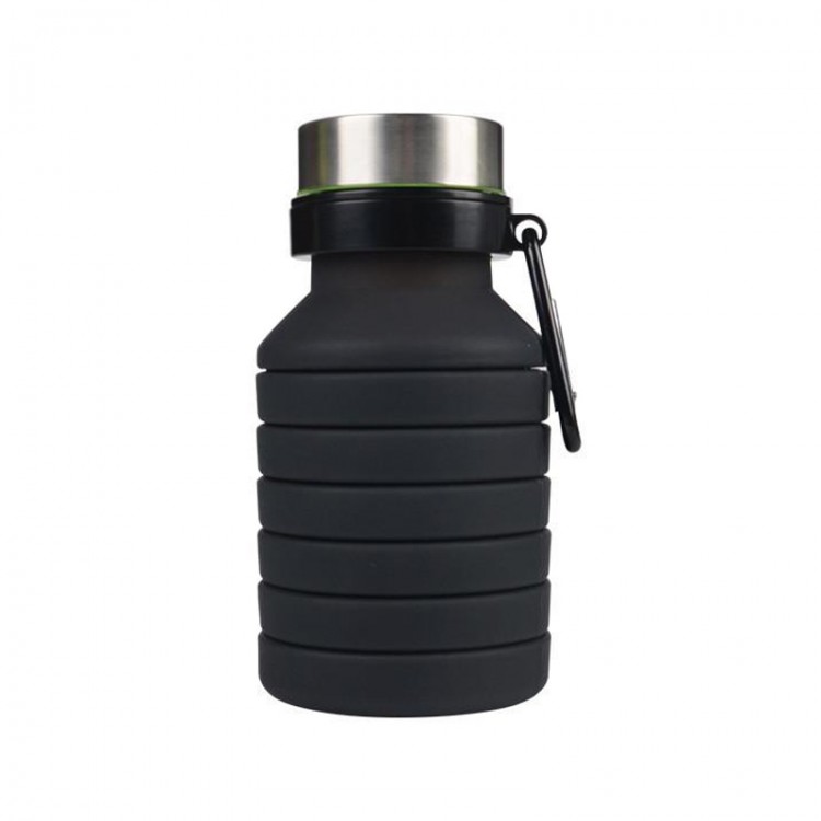 Силиконовая складная бутылка для воды Xiaomi Bradex 500 мл Black