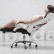 Компьютерное кресло с подставкой для ног Xiaomi HBADA Cloud Shield Ergonomic Chair Black