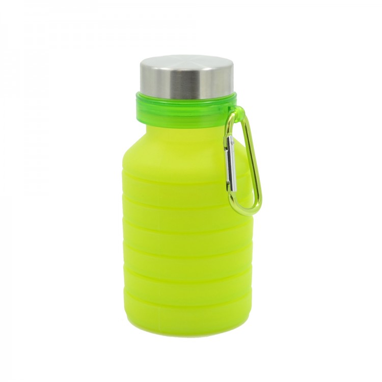 Силиконовая складная бутылка для воды Xiaomi Bradex 500 мл Light Green