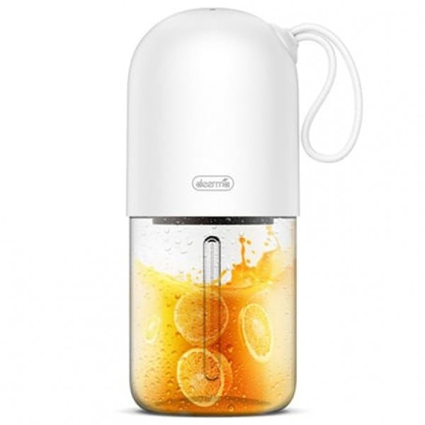 Портативный блендер 300 мл Xiaomi Deerma Portable electric Jucer White (DEM-NU01)