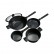 Набор посуды Xiaomi Huo Hou Heat Super Platinum Non-Stick Pan 4pcs Black 