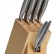 Набор кухонных ножей Xiaomi Huo Hou 6 in 1 Steel Knife Set Silver