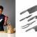 Набор кухонных ножей Xiaomi Huo Hou 6 in 1 Steel Knife Set Silver