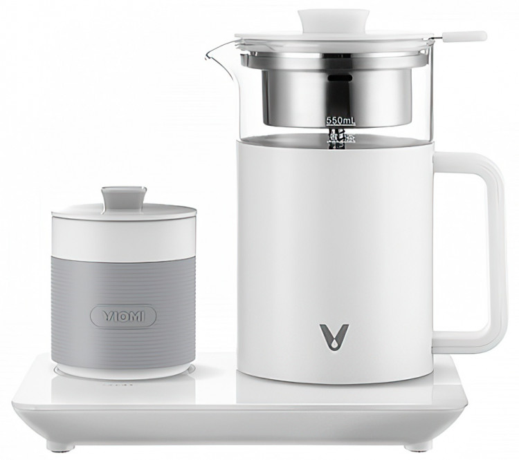Умный электрочайник с беспроводной зарядкой Xiaomi Viomi Yunmi Steam Spray Tea Maker White (VXZC01)