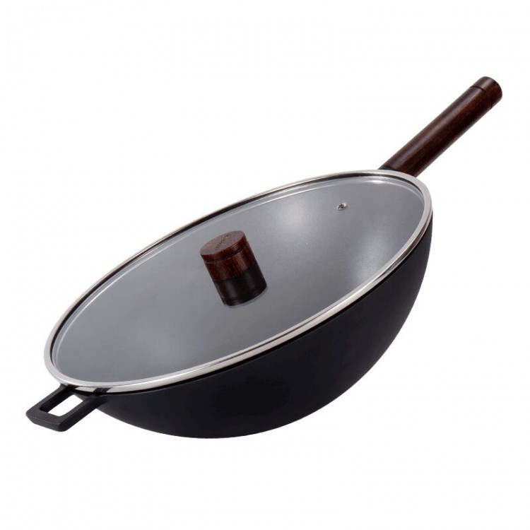 Сковорода вок Xiaomi VELOSAN Non-stick Frying Pan Black