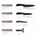 Набор кухонных ножей 4 в 1 Xiaomi Huo Hou Nano Ceramic Knife Black