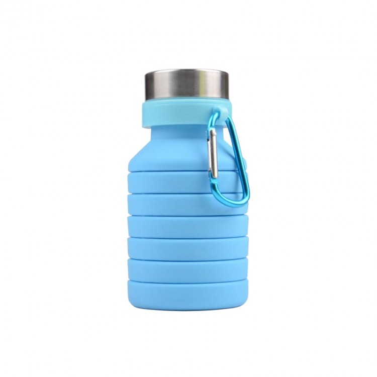 Силиконовая складная бутылка для воды Xiaomi Bradex 500 мл Light Blue
