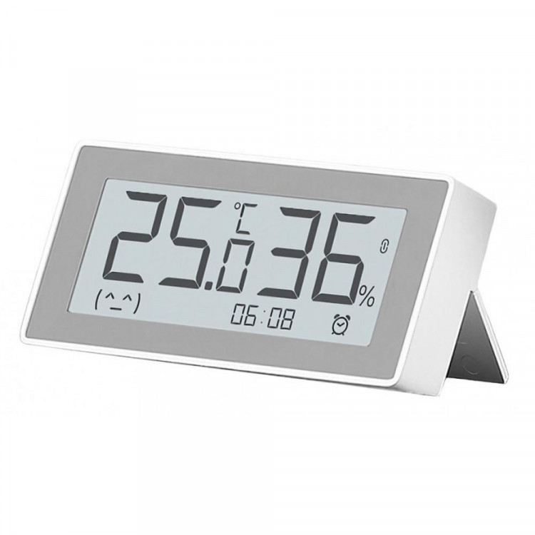 Часы-метеостанция с датчиком температуры и влажности Xiaomi Miaomiaoce Smart Clock E-Inc White (MHO-C303)