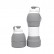 Силиконовая складная бутылка для воды Xiaomi Collapsible Silicone Water Bottle Grey