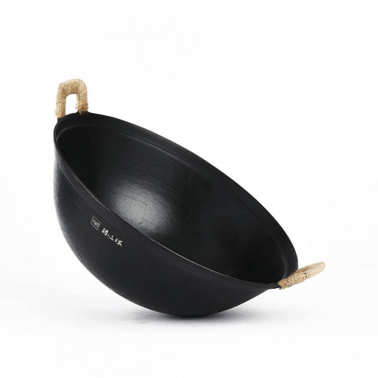 Сковорода вок Xiaomi Huo Hou Cast Iron Wok Black