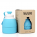 Силиконовая складная бутылка для воды Xiaomi Collapsible Silicone Water Bottle Light Blue