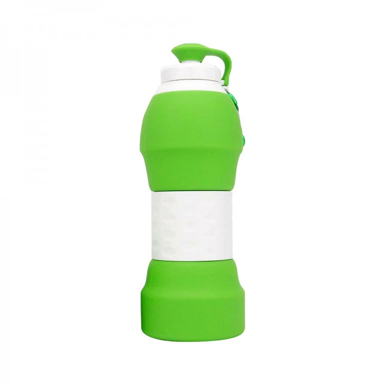 Силиконовая складная бутылка для воды Xiaomi Collapsible Silicone Water Bottle Light Green