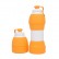Силиконовая складная бутылка для воды Xiaomi Collapsible Silicone Water Bottle Orange
