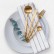 Набор столовых приборов Xiaomi Maison Maxx Modern Flatware Set Gold