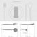Набор столовых приборов Xiaomi Maison Maxx Modern Flatware Set Silver