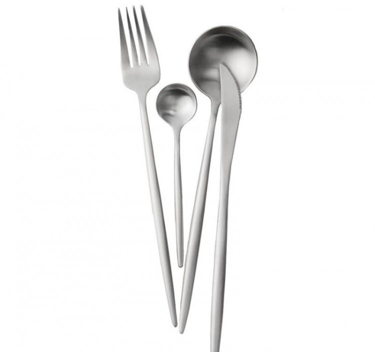 Набор столовых приборов Xiaomi Maison Maxx Modern Flatware Set Silver