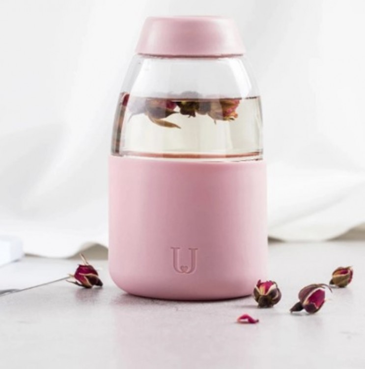 Бутылка для воды Xiaomi Jordan&Judy Tea Cup 260 мл Pink (JORDANJUDYPINK)