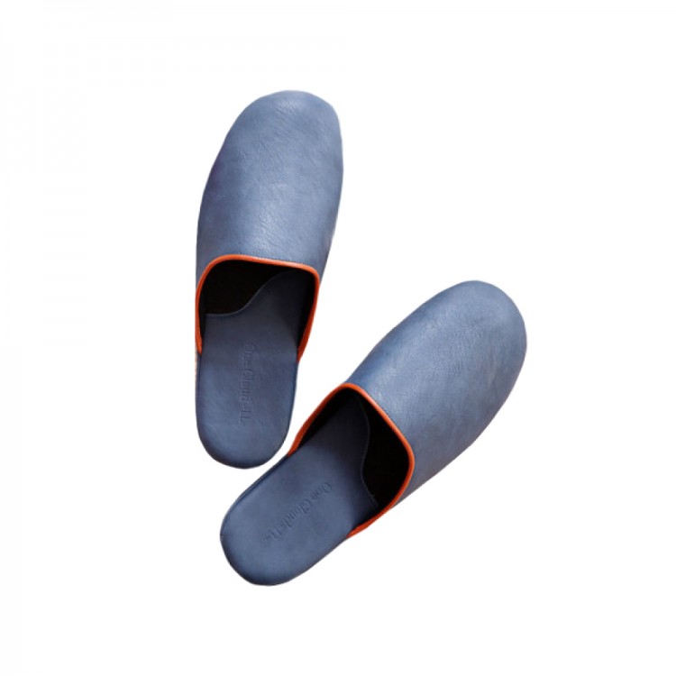 Тапочки Xiaomi One Cloud Leather Home Slippers Blue