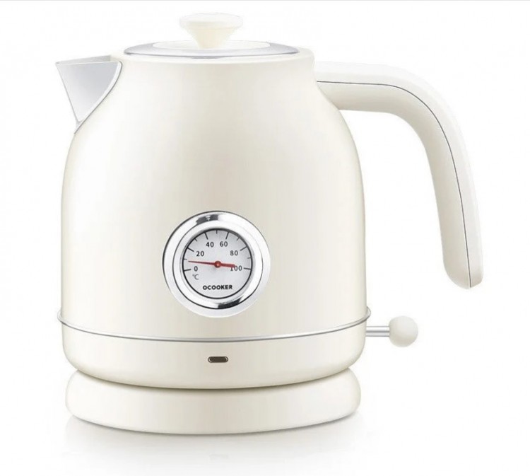 Чайник Xiaomi Qcooker Retro Electric Kettle с датчиком температуры White (CS-SH01/QS-1701)