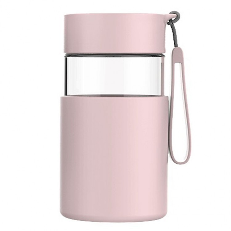Термобутылка для воды Xiaomi Fun Home Lightweight Glass 350 мл Pink