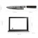Набор кухонных ножей Xiaomi Huo Hou Set of 5 Damascus Knife Sets Brown (HU0073)