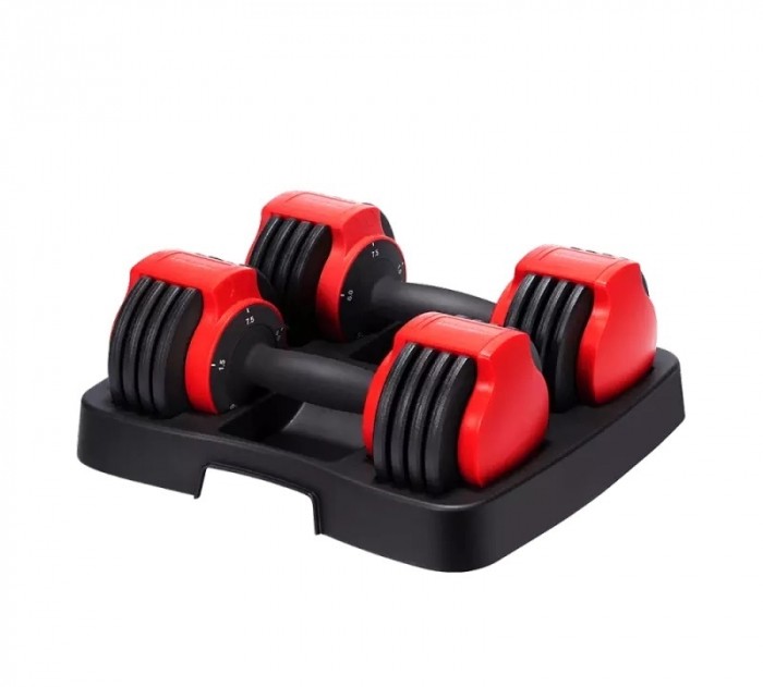 Наборные автоматические гантели Xiaomi KingSmith Adjustable Black and red (DB15A)