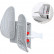 Регулируемая эргономичная подушка для спины Xiaomi Leband LeFan Ergonomic Adjustable Backrest White (LB-YK002)