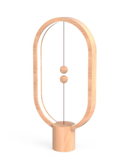 Настольный декоративный светильник Allocacoc Heng Balance Lamp Ellipse Light Wood (DH0037LW)