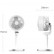 Напольный вентилятор Xiaomi Lexiu Large Vertical Fan White (SS2)                      			 						 			 			 			 			 			                                                  