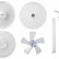 Напольный вентилятор Xiaomi Emmett Stand Fan 14 Inch White (CS35-R3)
