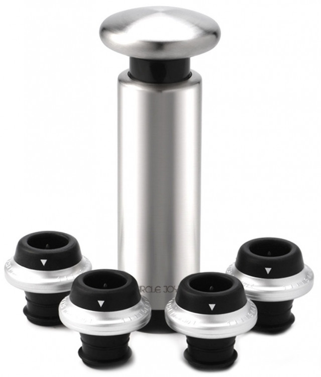 Набор аксессуаров Xiaomi CircleJoy Red Wine Storage Set Silver (SJ-JS05)