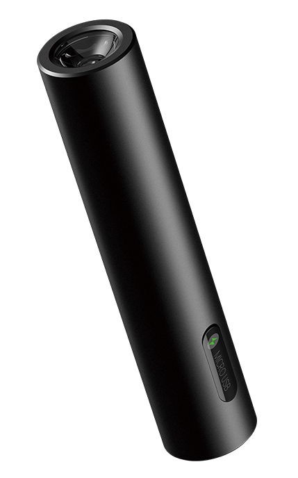 Портативный фонарик Xiaomi Beebest Zoom Metal Flashlight Black (F300)