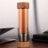 Чайная бутылка с двойным стеклом, ситечком, две крышки 400 мл Xiaomi Bamboo (TGB04)