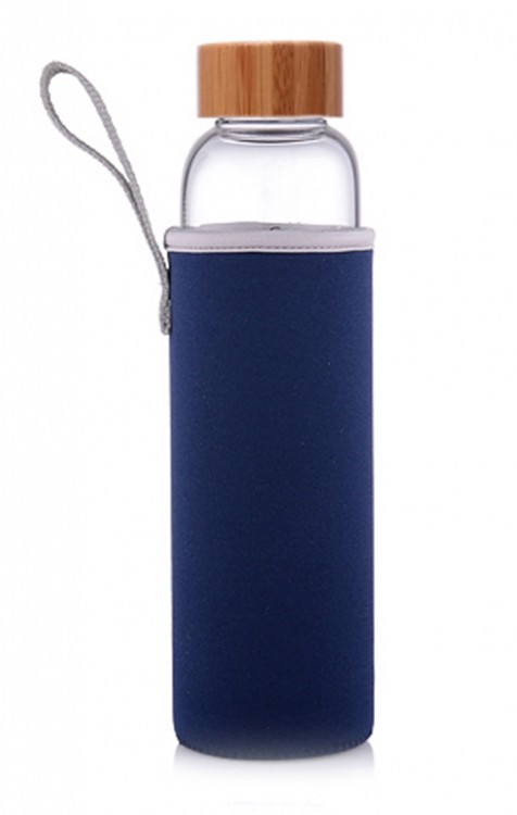 Бутылка для воды 550 мл + чехол Xiaomi Muggs Blue (38544 blue)