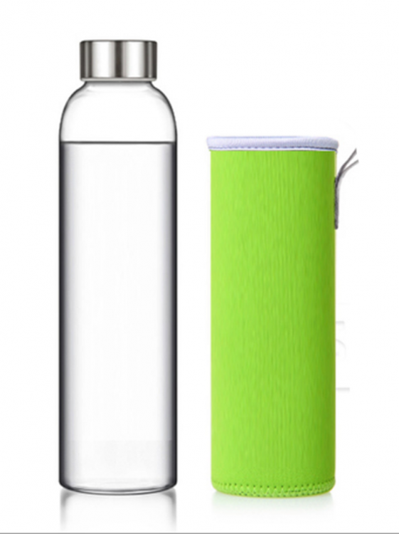 Бутылка для воды 550 мл + чехол Xiaomi Muggs Green (38094 green)
