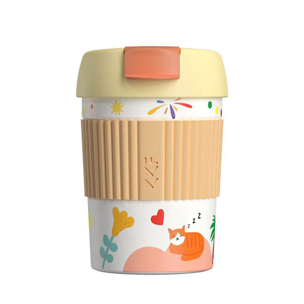 Термокружка Xiaomi Kiss Kiss Fish Rainbow Vacuum Coffee Tumbler Mini