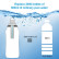 Складная бутылка для воды с фильтром Qwerty Collapsible Water Bottle with Filter Blue
