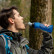 Складная бутылка для воды с фильтром Qwerty Collapsible Water Bottle with Filter Blue