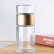 Чайная бутылка с двойным стеклом ситечком Qwerty Tea Bottle With Double Glass Silver
