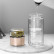 Чайная бутылка с двойным стеклом ситечком Qwerty Tea Bottle With Double Glass Silver