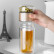 Чайная бутылка с двойным стеклом ситечком Qwerty Tea Bottle With Double Glass Silver
