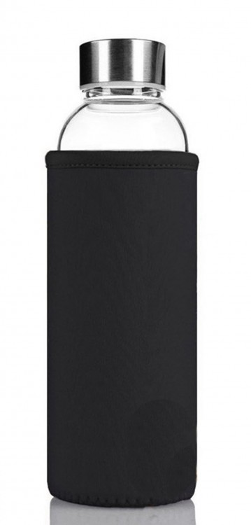 Бутылка для воды 350 мл + чехол Xiaomi Muggs Black (GBM035 black)