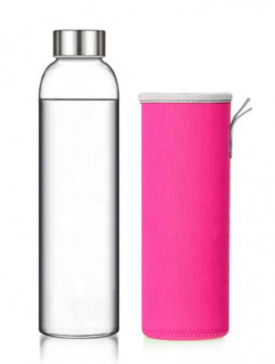 Бутылка для воды 550 мл + чехол Xiaomi Muggs Pink (GB055 pink)