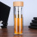 Чайная бутылка с двойным стеклом ситечком Qwerty Portable Tea Bottle Transparent