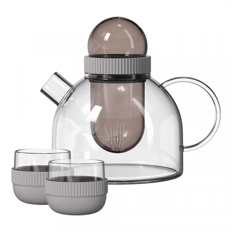 Комплект из заварочного чайника 800 мл и двух чашек Xiaomi Kiss Kiss Fish Boogie Woogie Teapot